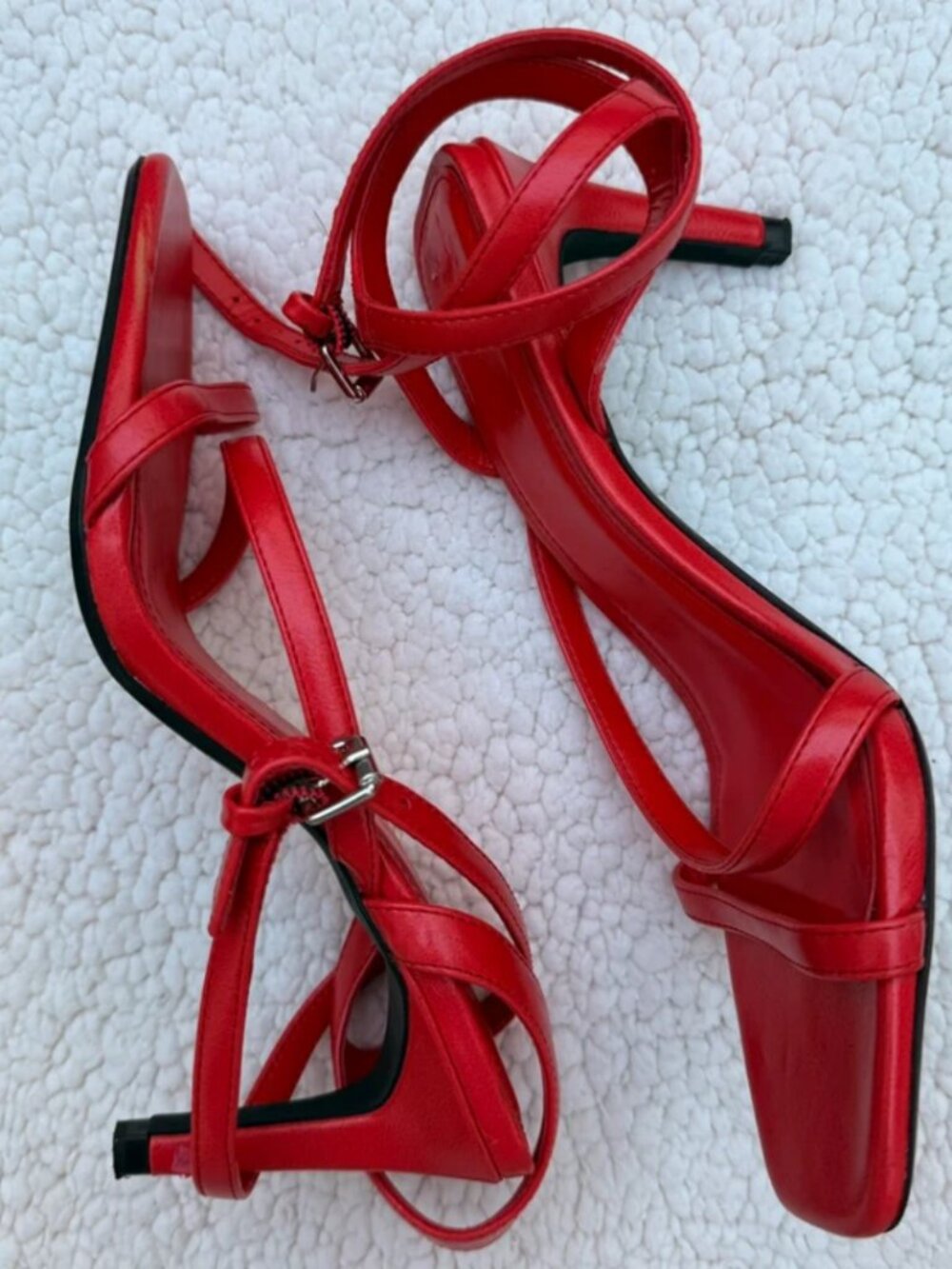 Bershka Red Chic Heels - size 6 (36)